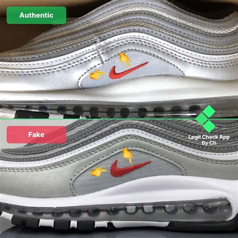 nike air max 97 fake vs real black|nike air max 97 colorful.